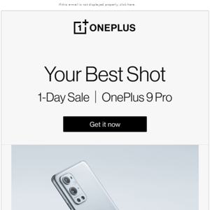 🥳 1-Day Sale｜OnePlus 9 Pro 