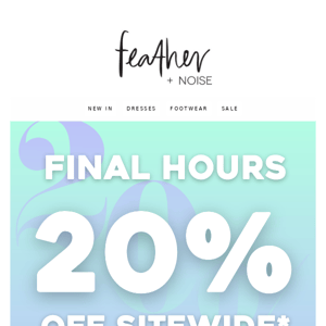 FINAL HOURS OF SALE 😱