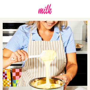 The best part of baking? Licking the bowl.