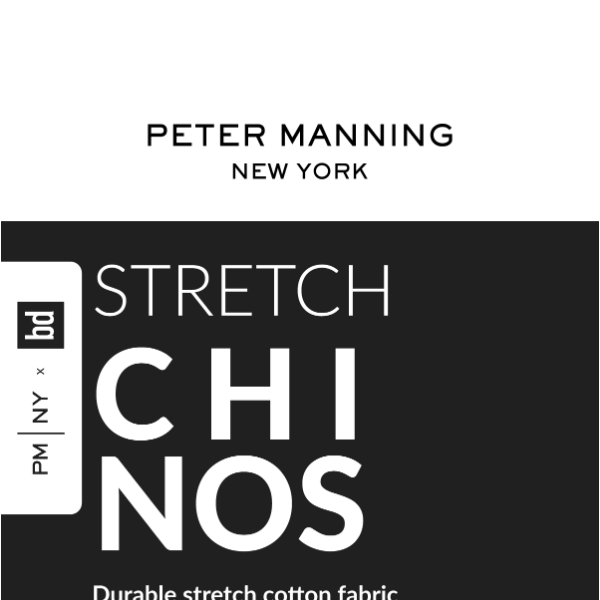 ALL Stretch Chinos, ZERO Stacking