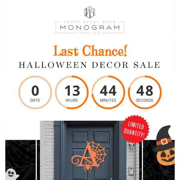 ⌛️🦇 LAST CHANCE! Be the cool house this Halloween