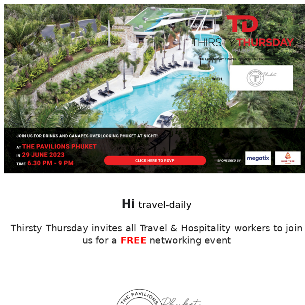 Thirsty Thursday Phuket is coming in June 2023!  JOIN FOR FREE NOW!