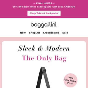 Sleek & Modern—The Only Bag