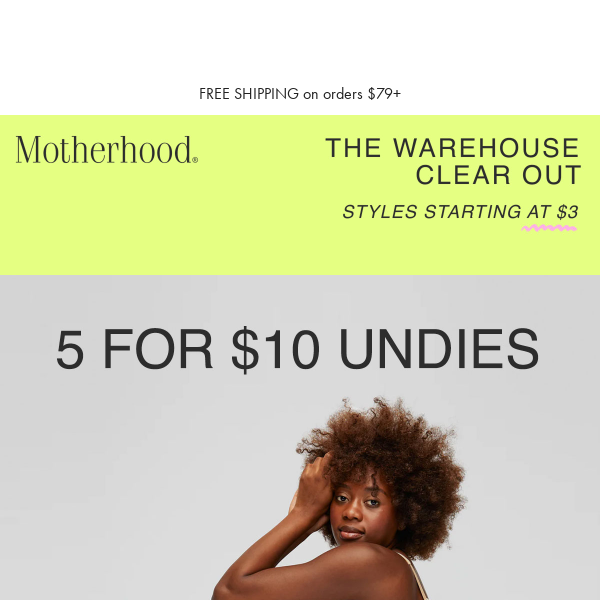 Selling Fast: 5 for $10 Undies