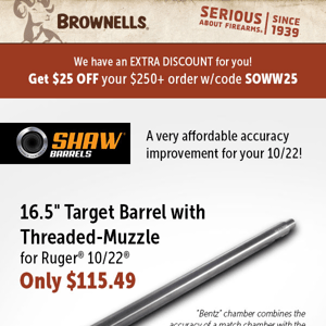 Build an affordable .22 target rifle