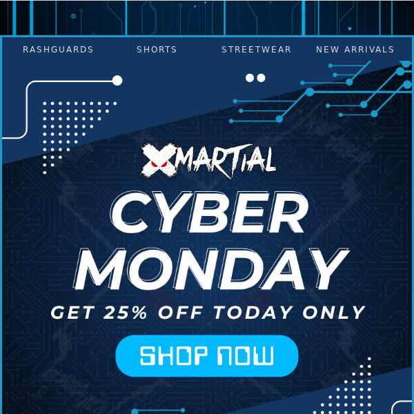 Xmartial, Cyber Monday Exclusive