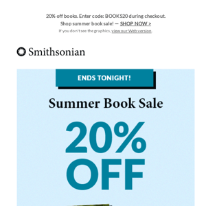 Summer Book Sale Ends Tonight!