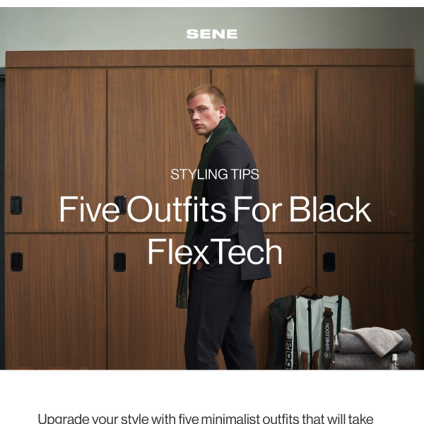 Sene, Black Is The New Black (AKA Five Essential Outfits For Your Life)