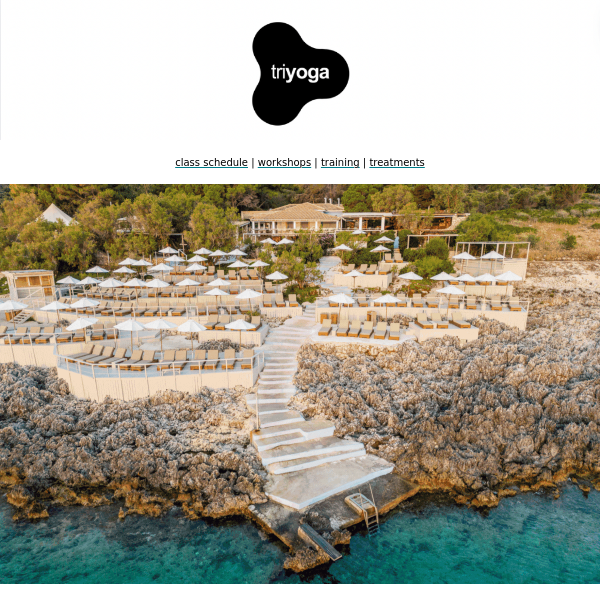Triyoga, join us on our Greece Retreat