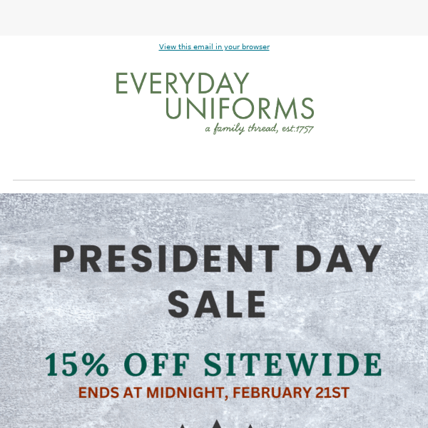 For President Day, we have a gift for you!