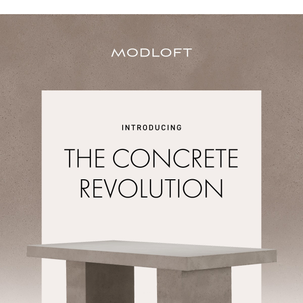 Unveiling Our Latest Creations: Introducing Modloft's Concrete Collection