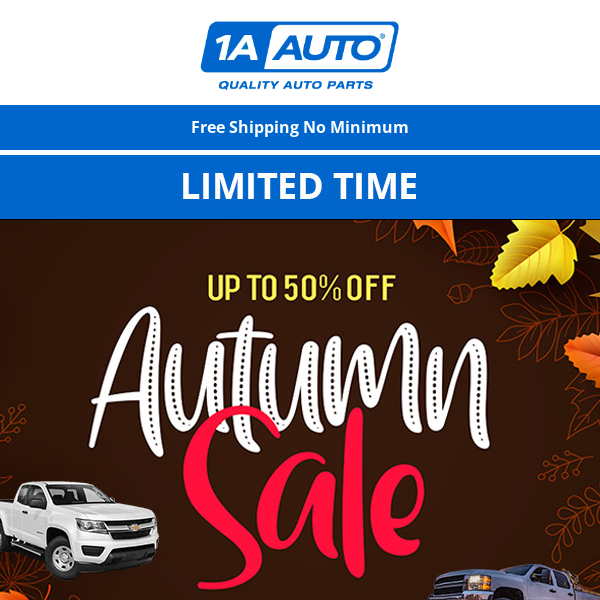 Just In For Today - Up to 50% at Our Autumn Sale