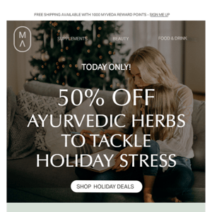 ⚡50% Off Holiday Stress Essentials ⚡