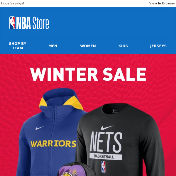 Slam Dunk Deals: Winter NBA Sale!