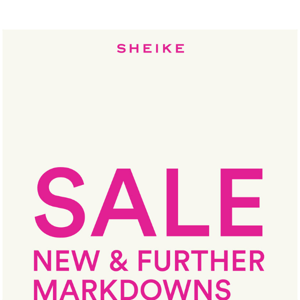 SALE | New & Further Markdowns