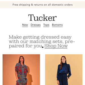 Find Your Perfect Pair with a Matching Tucker Set