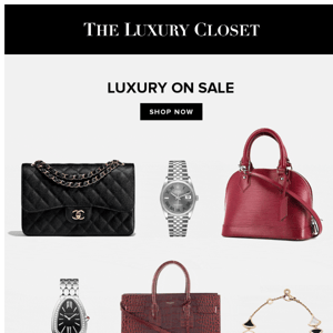 Up to $200 off, only for you! 😍 - The Luxury Closet