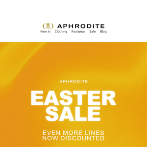 Easter Sale Now Live!