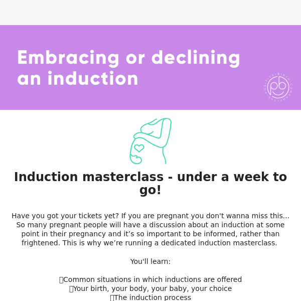 Level up your knowledge with our Induction Masterclass!