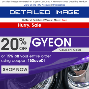 Your GYEON Offer Ends SOON!