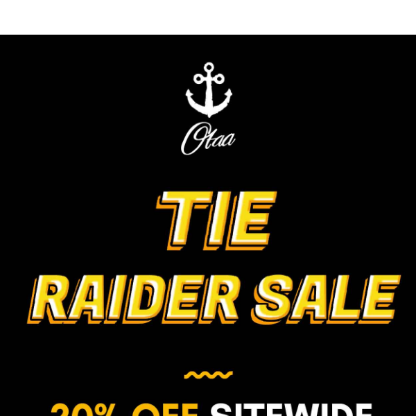 Raid's On - 20% Off Everything