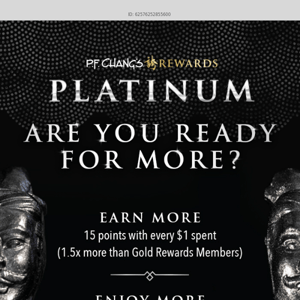 Become a VIP – Join Platinum Rewards