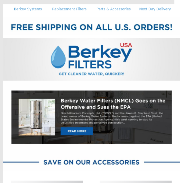 Berkey Water Filters Sues The EPA! 📰