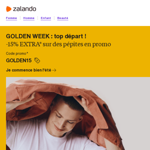 GOLDEN WEEK : top départ 💫