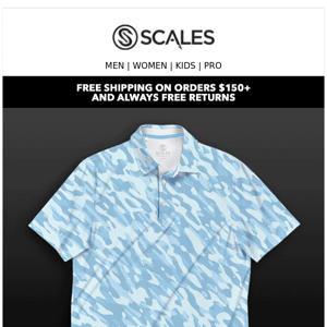 Your favorite polos are now back in stock at SCALES