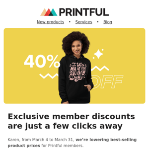 Exclusive discounts up to 40% 💥