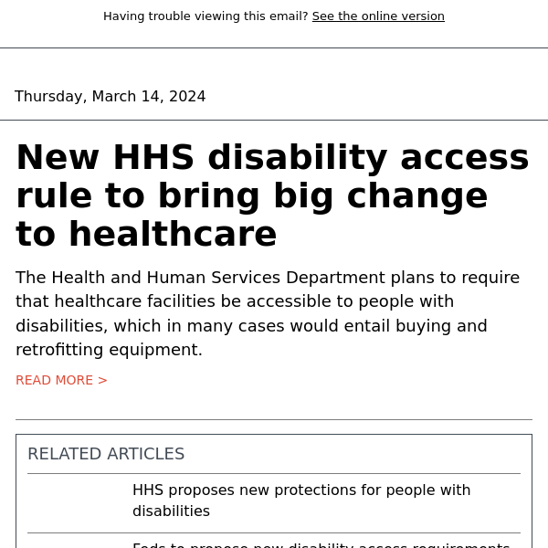 How a new HHS rule could improve disability access