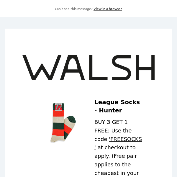 Walsh Winter SALE