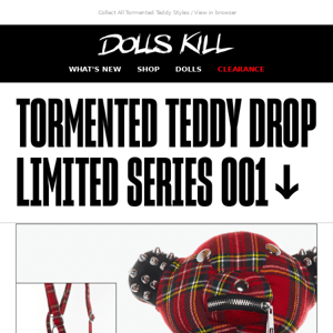 NEW Tormented Teddy Backpacks Have Landed! 🧸