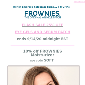 25% off Eye Gels and Serum Patch