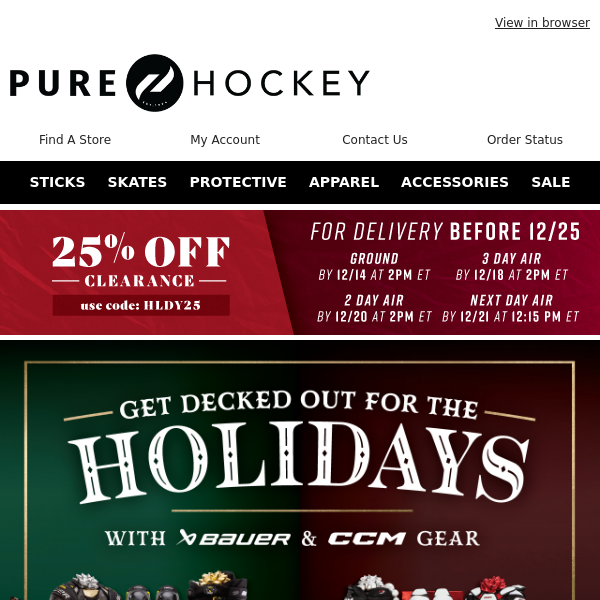 Take Your Gift-Giving To The Next Level With Top Gifts From Bauer & CCM!