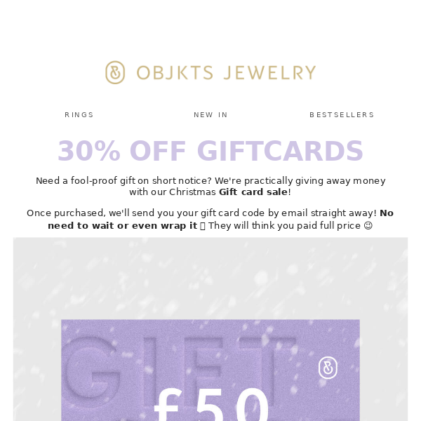 Get a £50 giftcard for just £35 😍