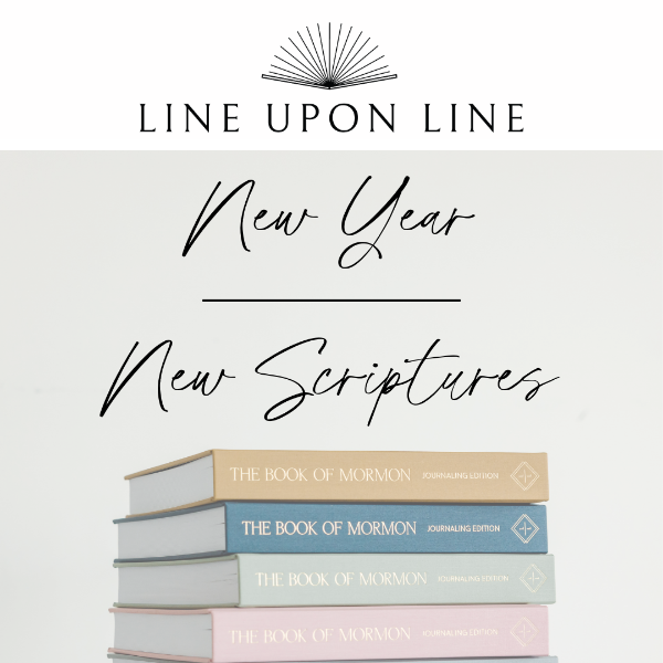 New Year, New Scriptures! ✨
