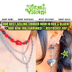 NEW NECKLACE! NEW EARRINGS! JEWELRY RESTOCKED! YAY!