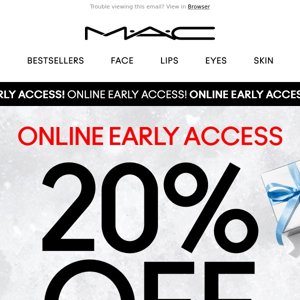 EARLY ACCESS: 20% Off Sitewide + Gift ($89 value) ⚡