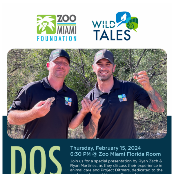 Our next Wild Tales lecture is on February 15!