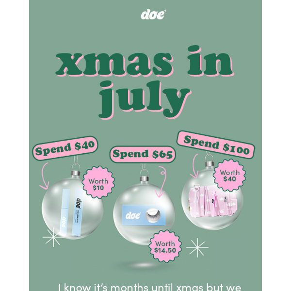 Celebrate xmas in July