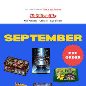 🔥 SEPTEMBER TCG RELEASES - Link Correction🔥