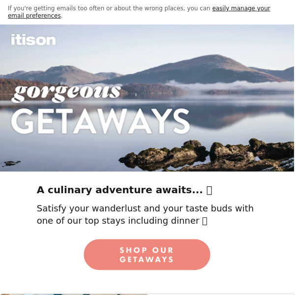 Gourmet getaways 🍽️
