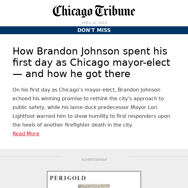 Johnson's first day as mayor-elect
