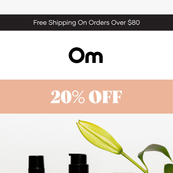 20% OFF is here! 🌷