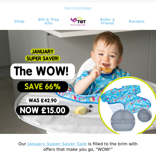 Up to 80% off weaning accessories