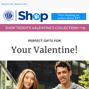 Fetch the perfect Valentine's Day gift! 💕