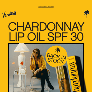 🥂 Chardonnay Lip Oil is BACK!