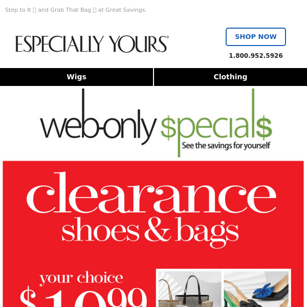 You Can't Miss This: Shoes & Bags at Incredible Prices!