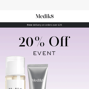 20% Off Event continues 🤩